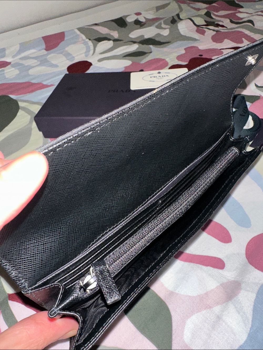 Prada Black Nylon Wallet - Picture 11 of 14